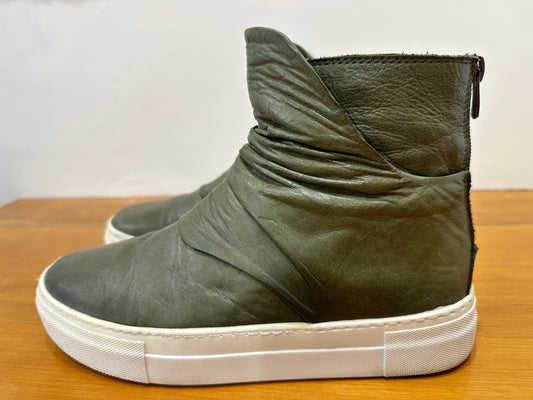 Ankle Boots - Size 37 - Olive green