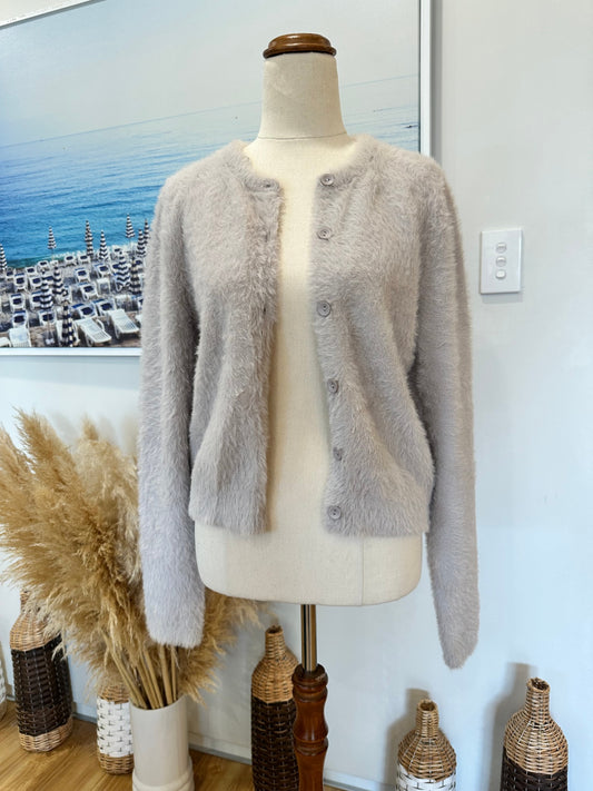 Pimkie - Textured Cardigan - Small - Lavender