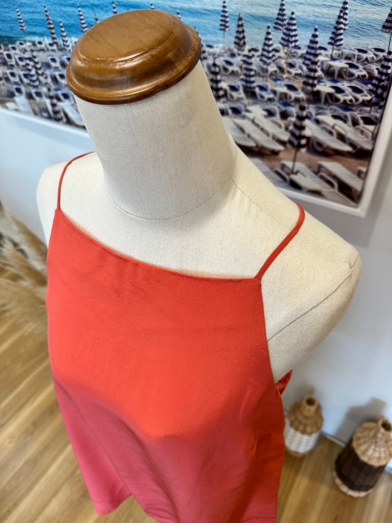 Country Road - Singlet Top - Extra Small - Tangerine