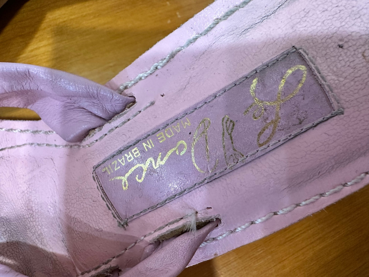 [SALE] Summer Sandals - Pink Cork Sole - Size 8