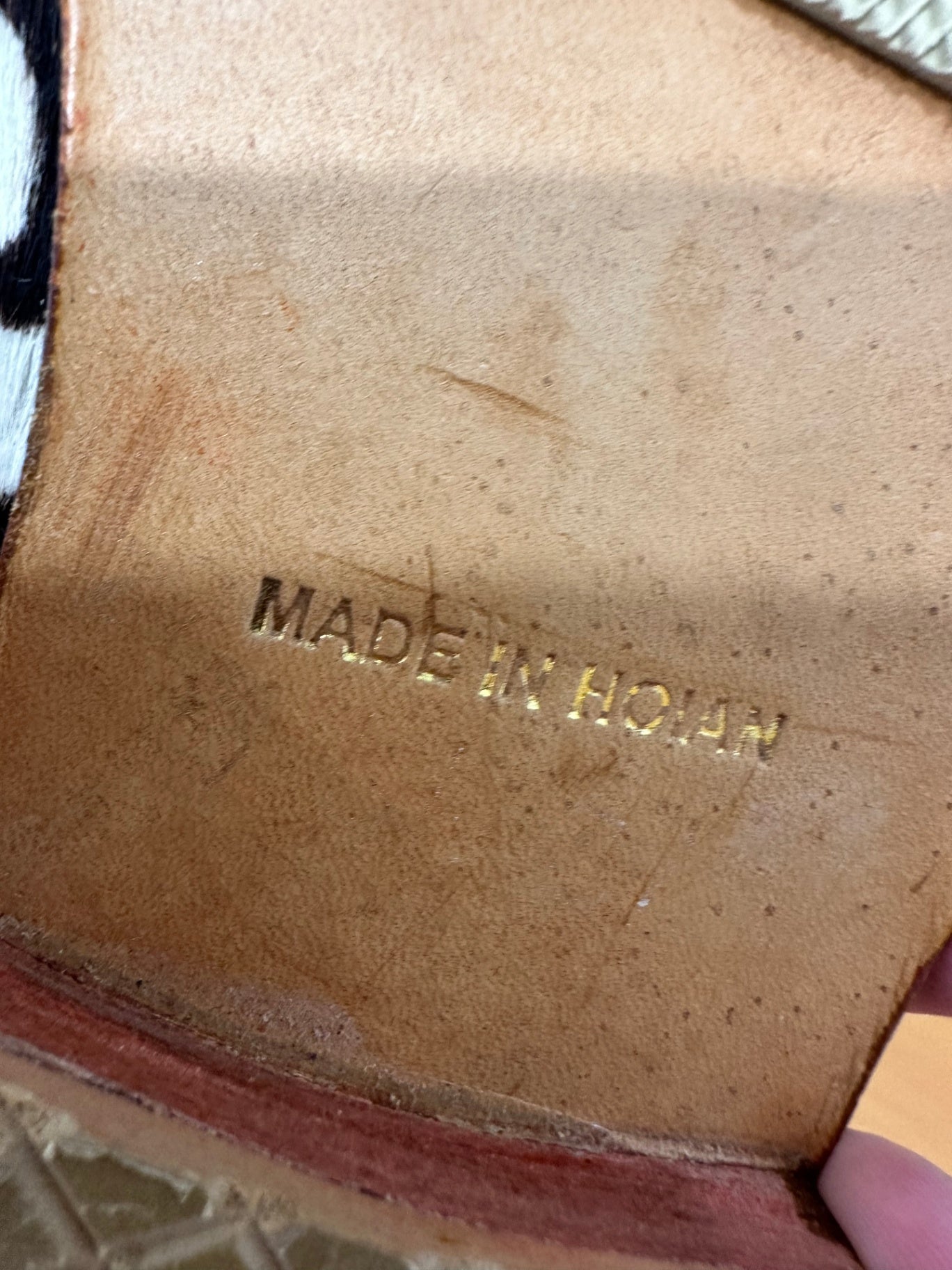 [SALE] Made in Hoi An - Slip on Shoes - Size 38 - Pony Hair