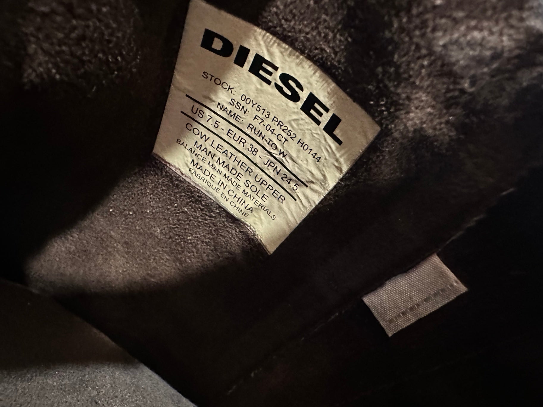 Diesel - Astronaut Boots - Leather & Suede - Size 38 - Brown