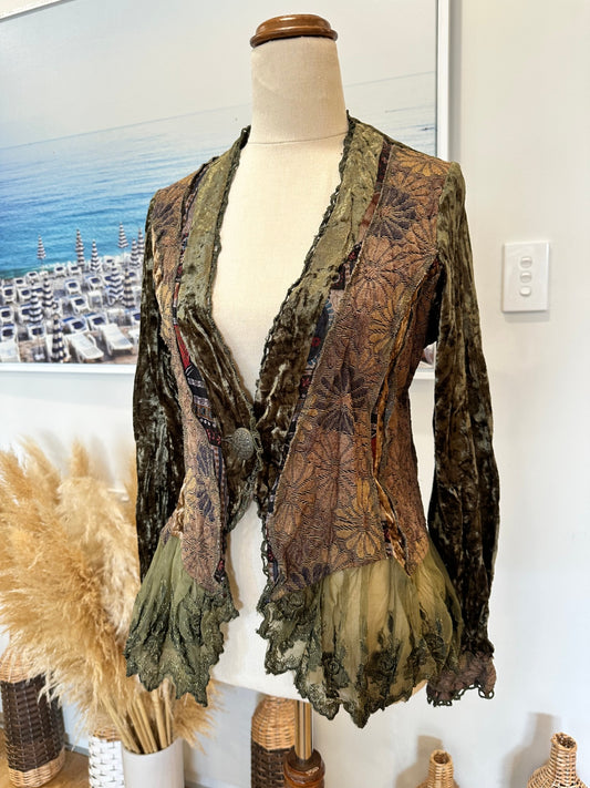 Vers Australia - Lace Cardigan - Size 8