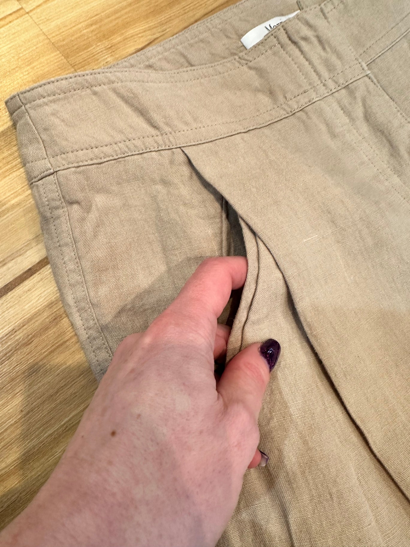 [SALE] Morrison - Made in Australia - Pants - 100% Linen - Small - Beige