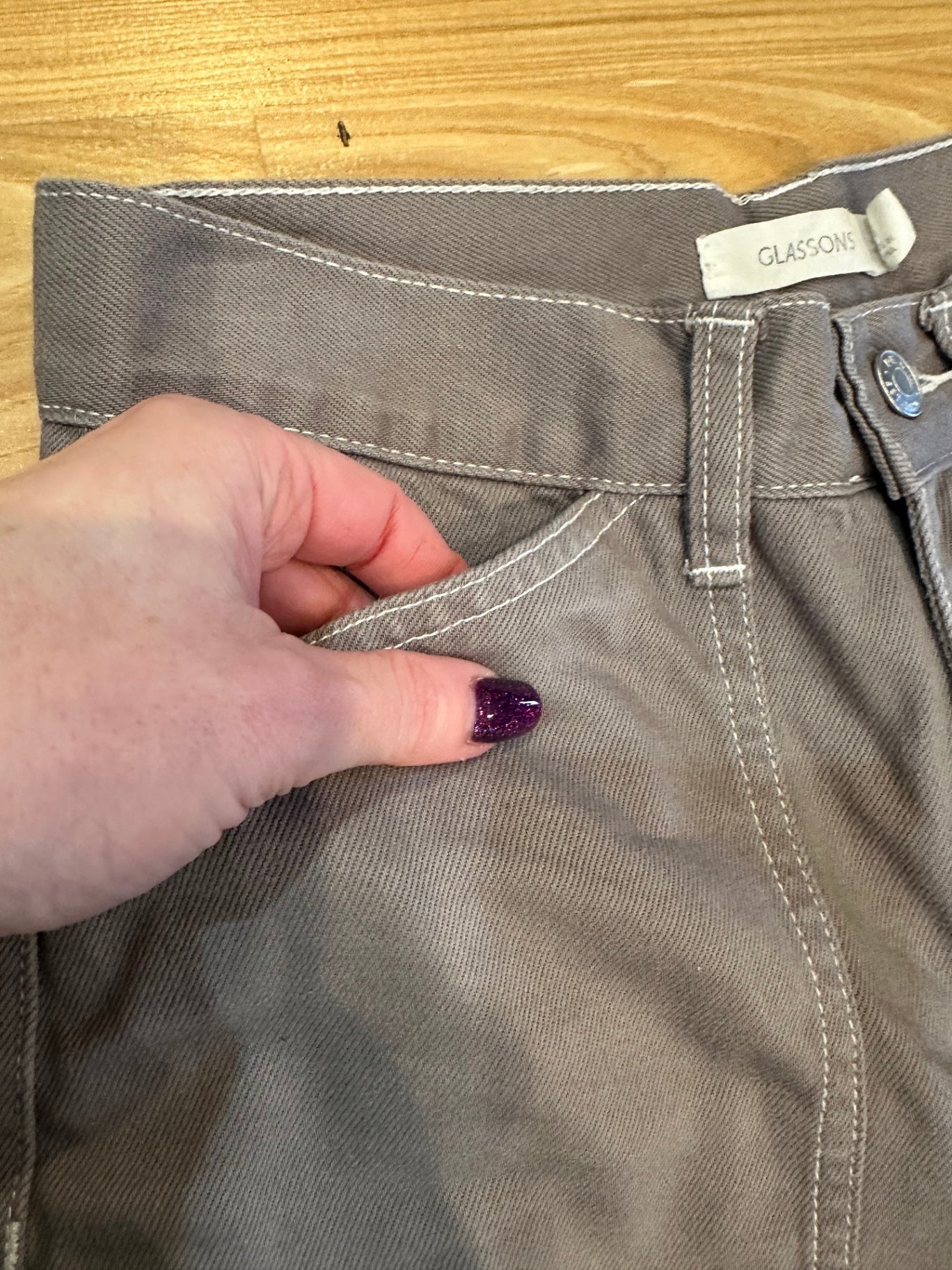 Glassons - Cargo Pants - Size 6 - Grey