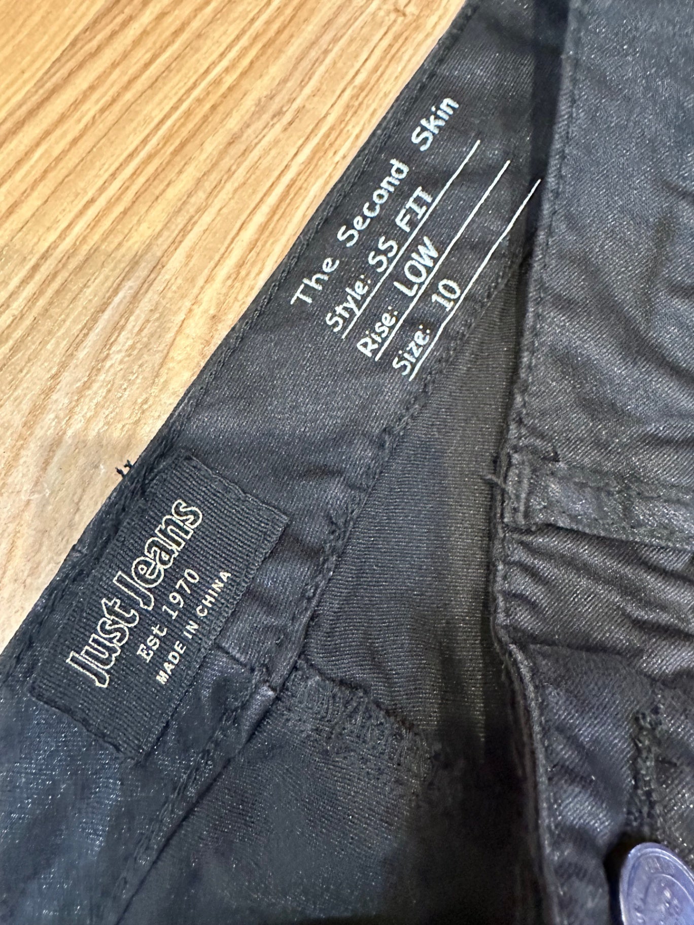 [SALE] Just Jeans - The Second Skin - Black Jeans - Size 10