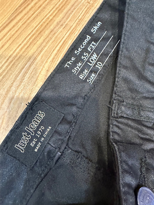 [SALE] Just Jeans - The Second Skin - Black Jeans - Size 10