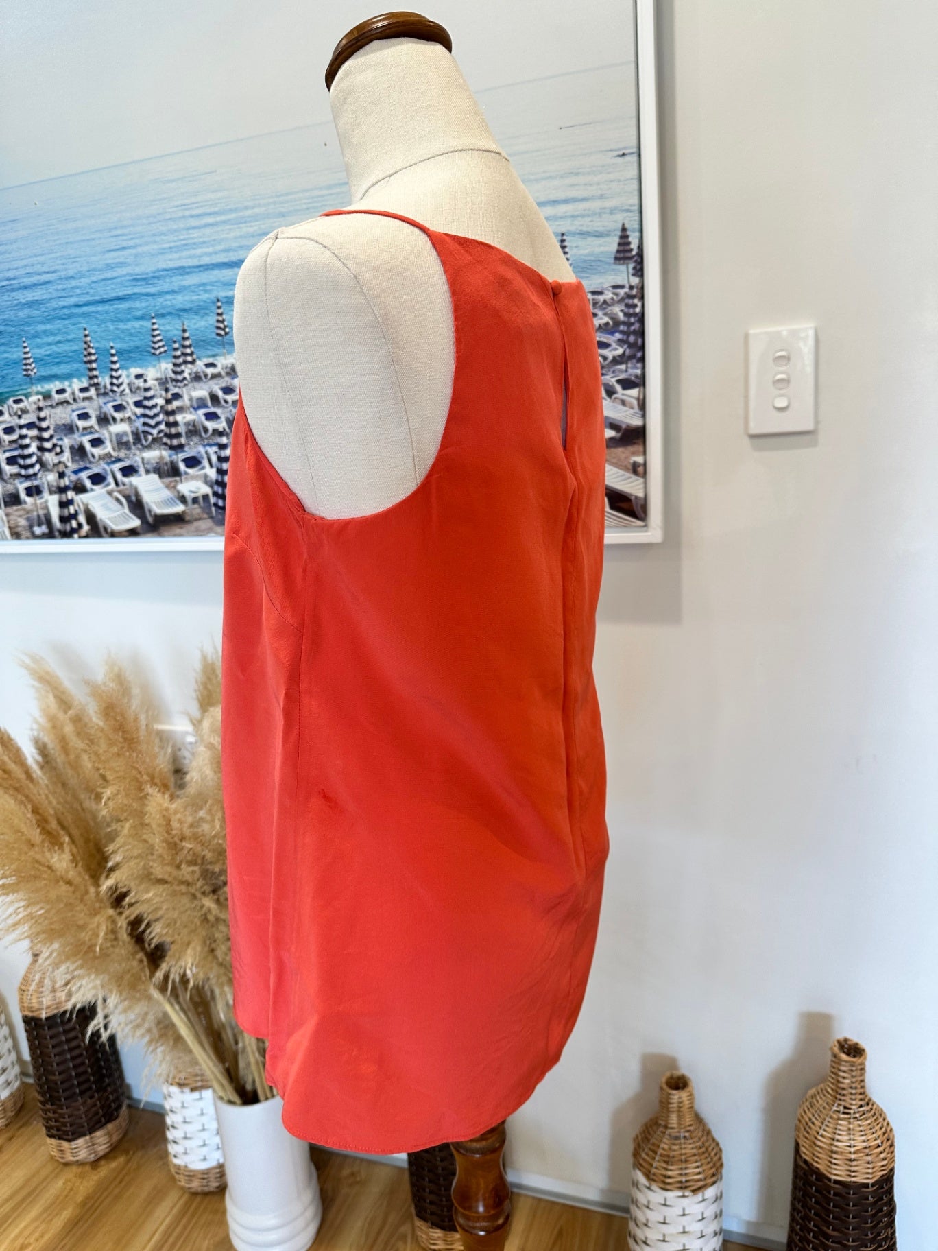 Country Road - Singlet Top - Extra Small - Tangerine