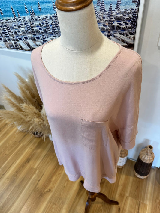 Decjuba Blouse - Size Small - Pale Pink