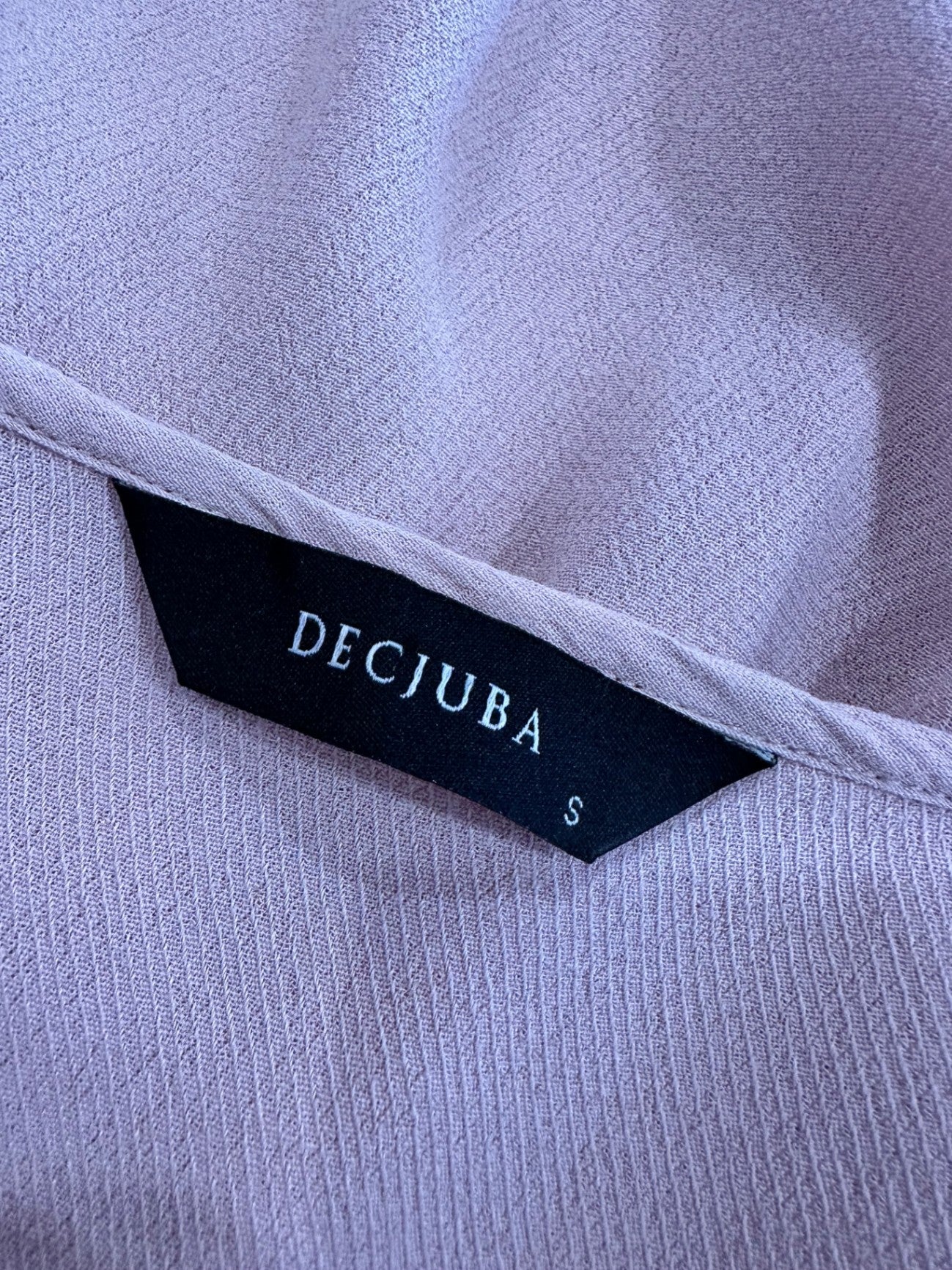 Decjuba Blouse - Size Small - Pale Pink