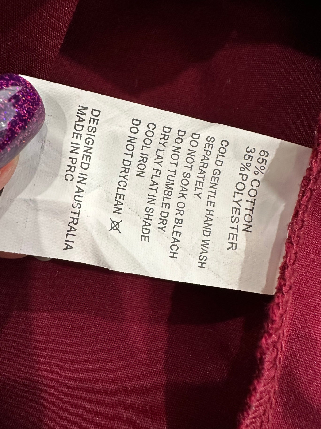 [SALE] Luvalot Dress - Size 12 - Burgundy