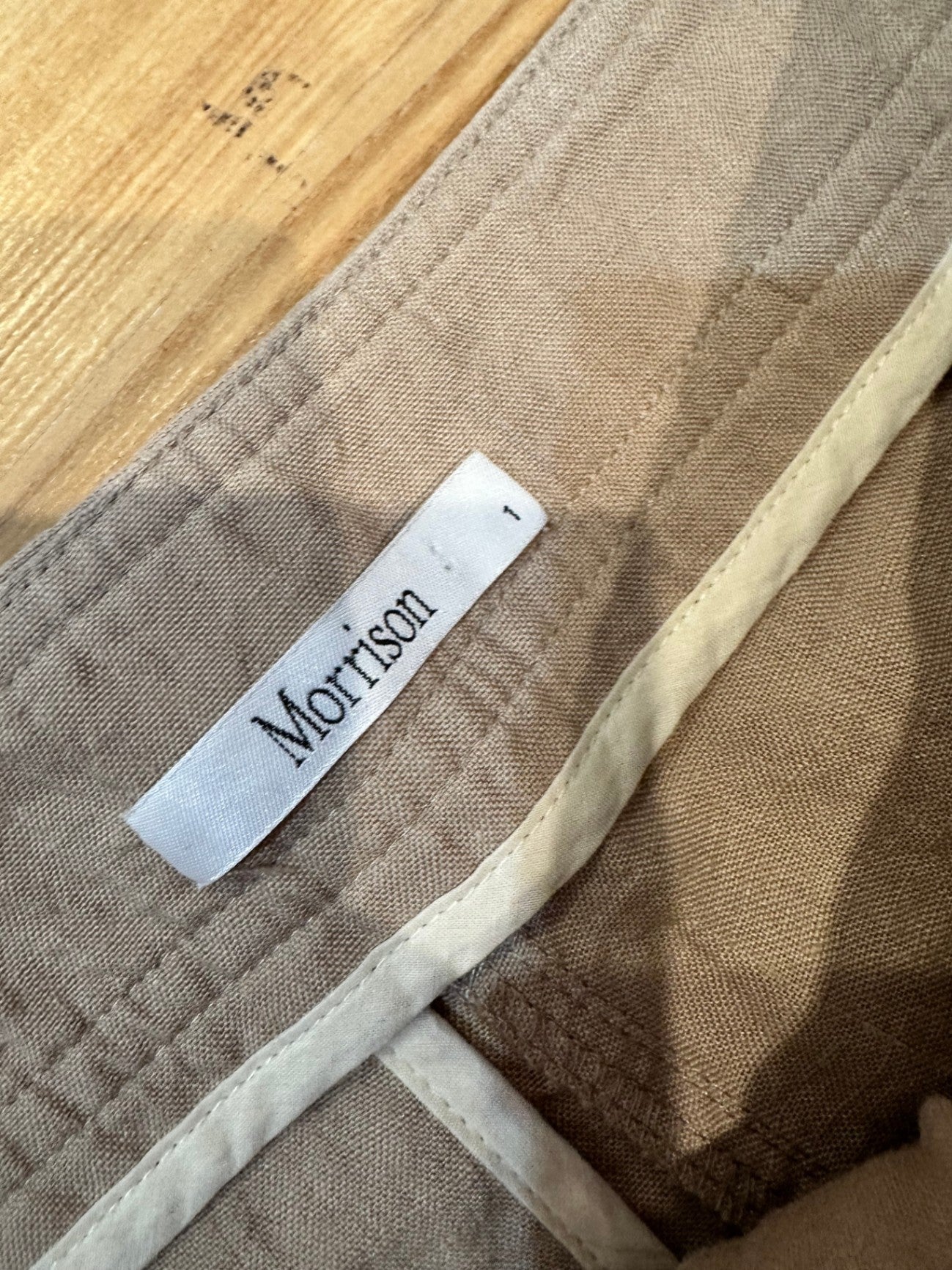 [SALE] Morrison - Made in Australia - Pants - 100% Linen - Small - Beige