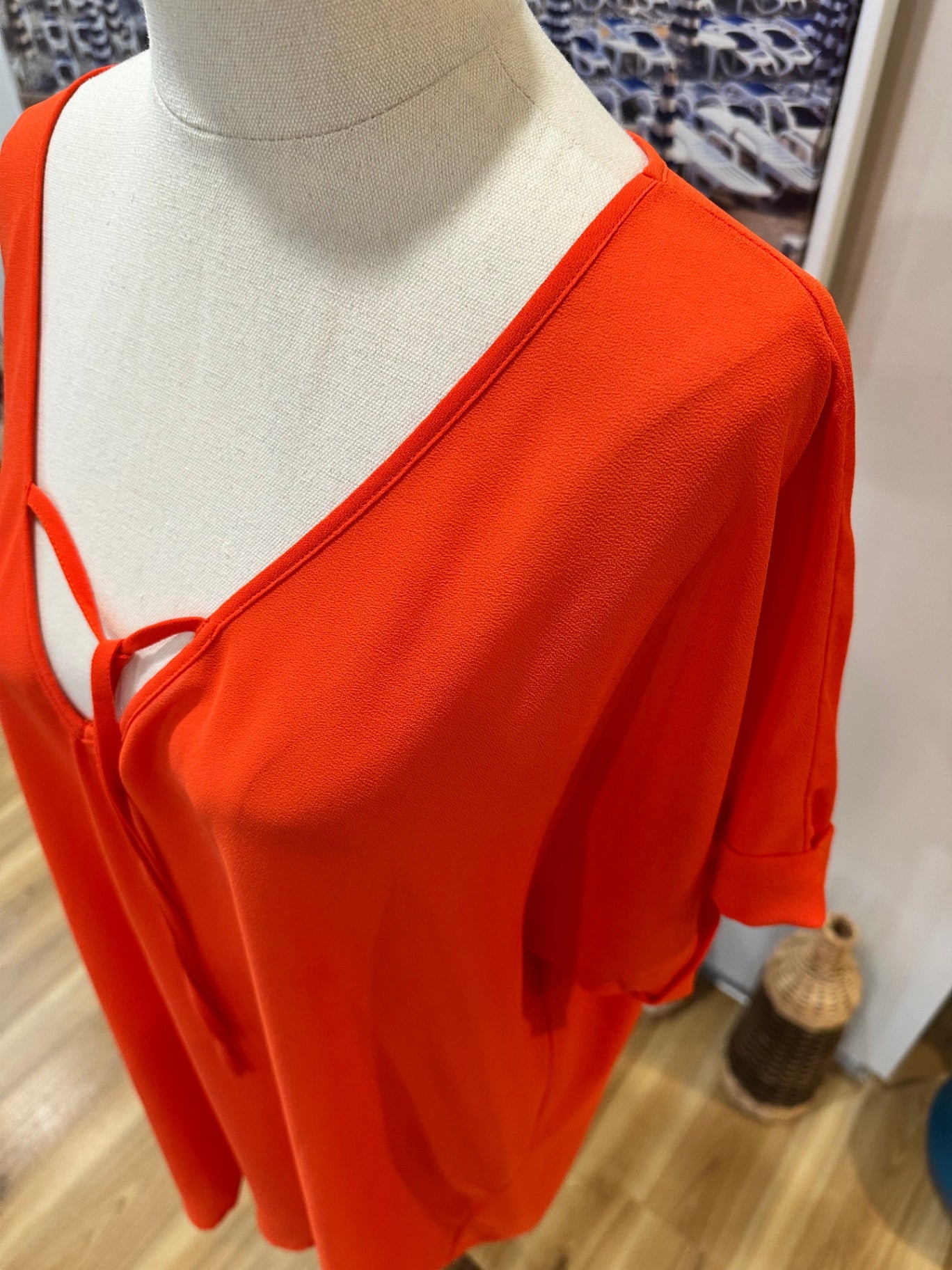 [SALE] Siren - Blouse - Size 16 - Orange
