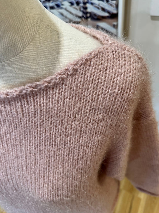 Fluffy Jumper - Pink - Large