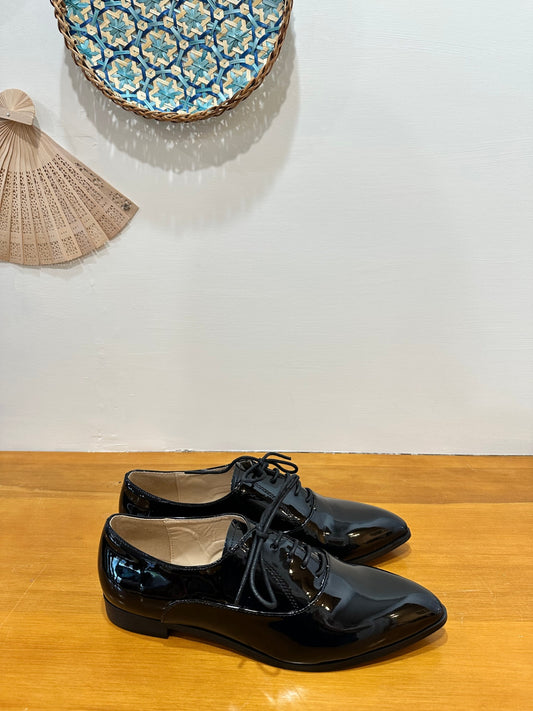 Emerge - Patent-Look Shoes - Size 10 - Black - NEW