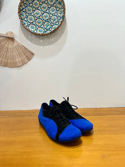 [SALE] Hirica - Blue Suede Shoes - Size 39 Blue and Black