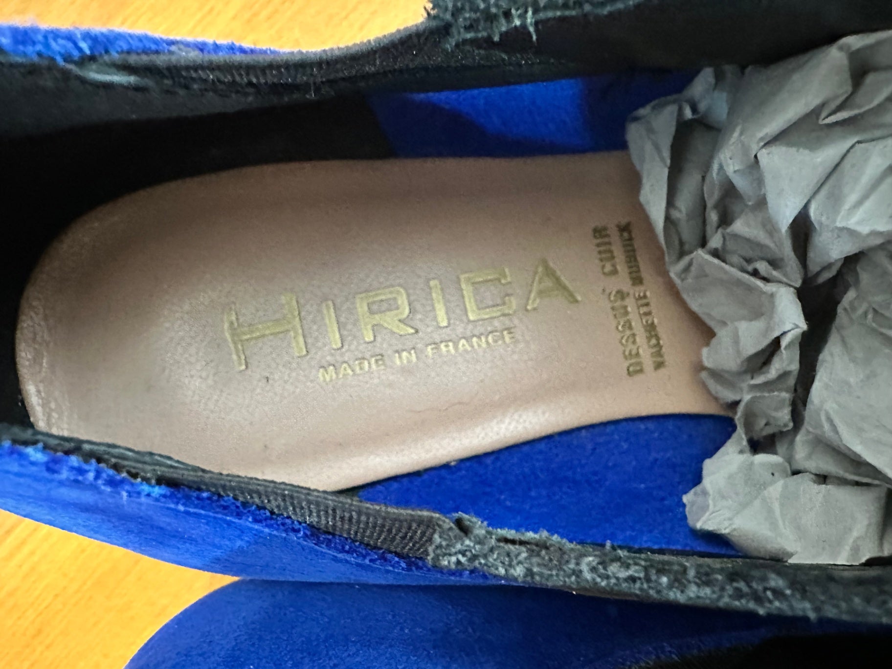 [SALE] Hirica - Blue Suede Shoes - Size 39 Blue and Black