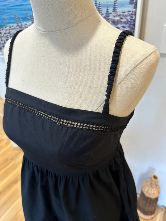 Dotti - Summer Dress - Size 6 - Black - 100% Cotton