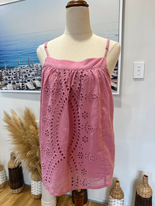 Decjuba - Singlet Top - Small - Pink