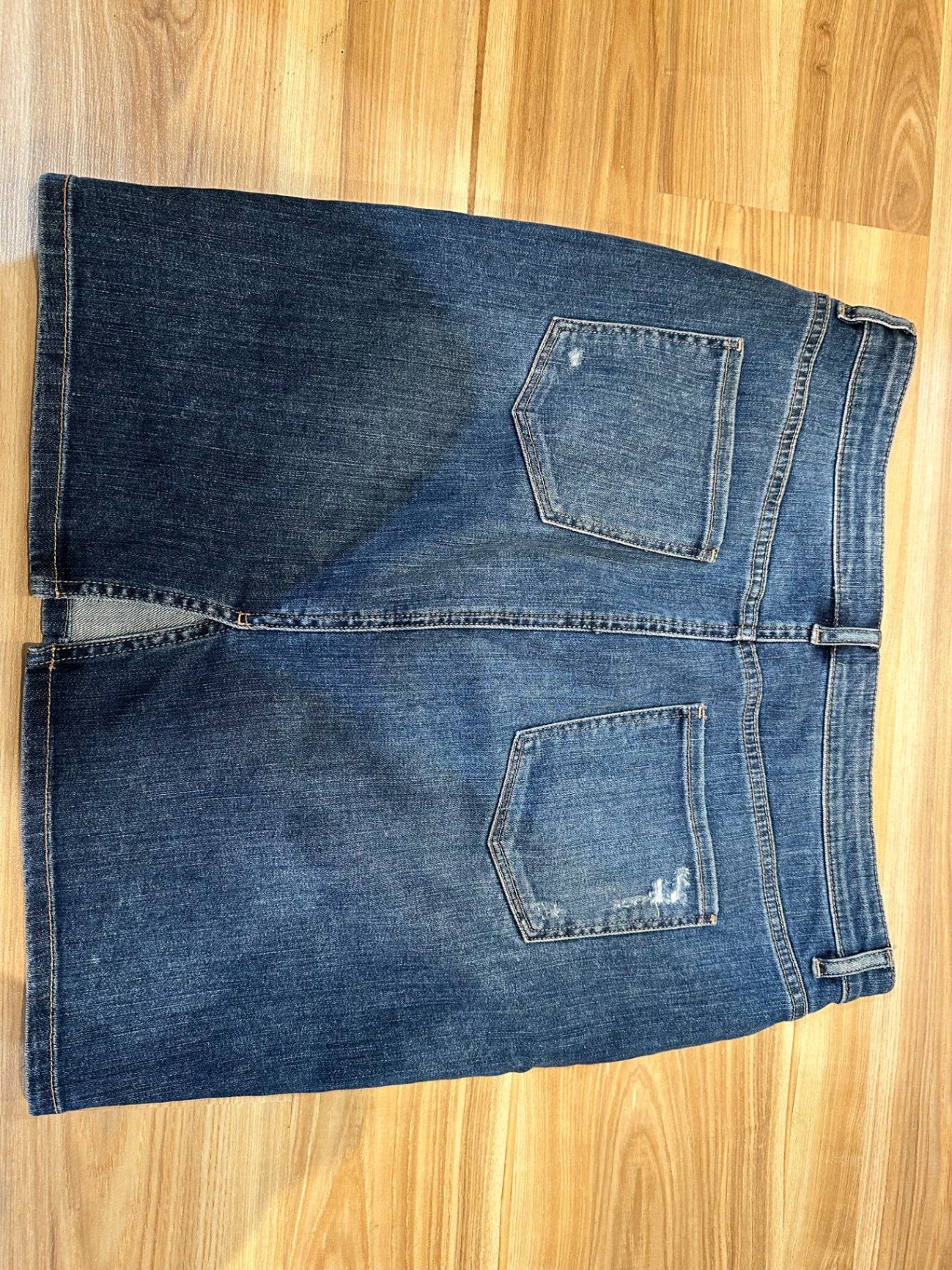 Witchery - Denim Skirt - Size 14 - Dark Blue