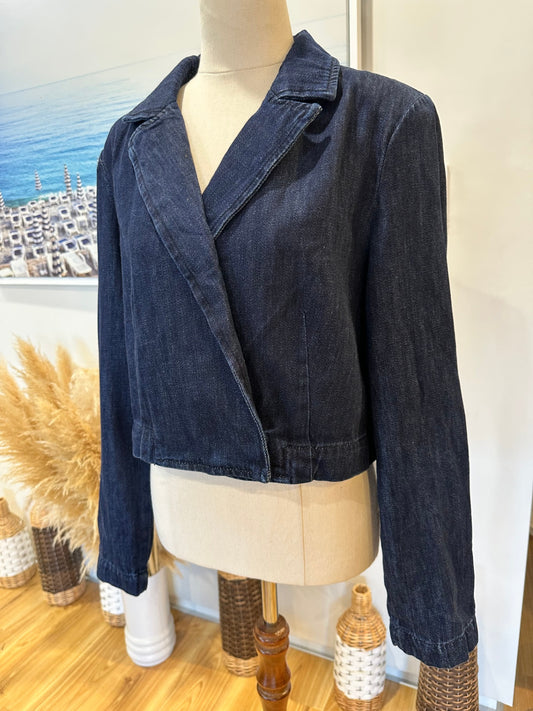 Decjuba - Denim Jacket - Size 10 - Dark Blue