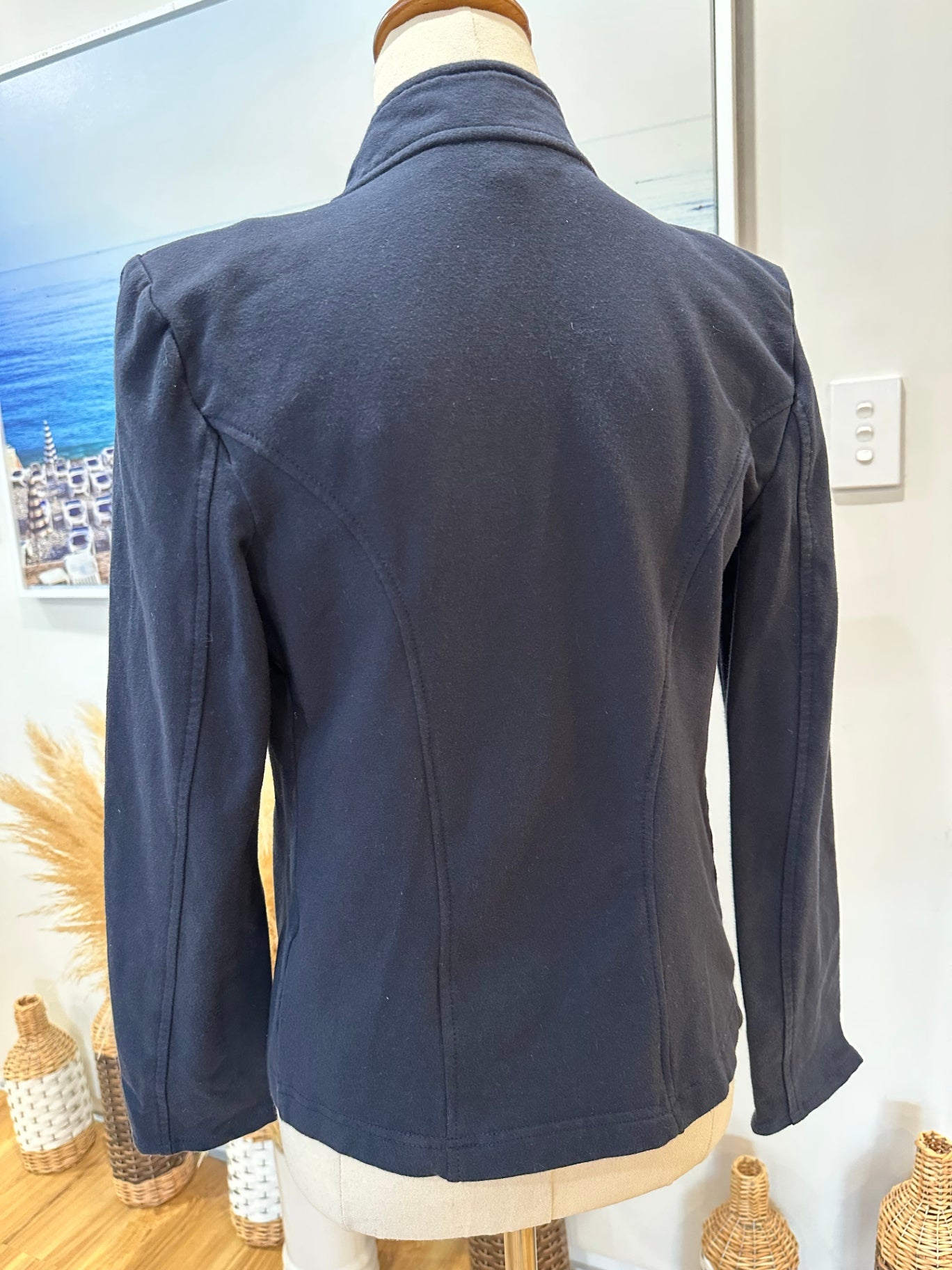 Tommy Hilfiger - Military Style Jacket - Size Small - Dark Blue [Slight Washfade]