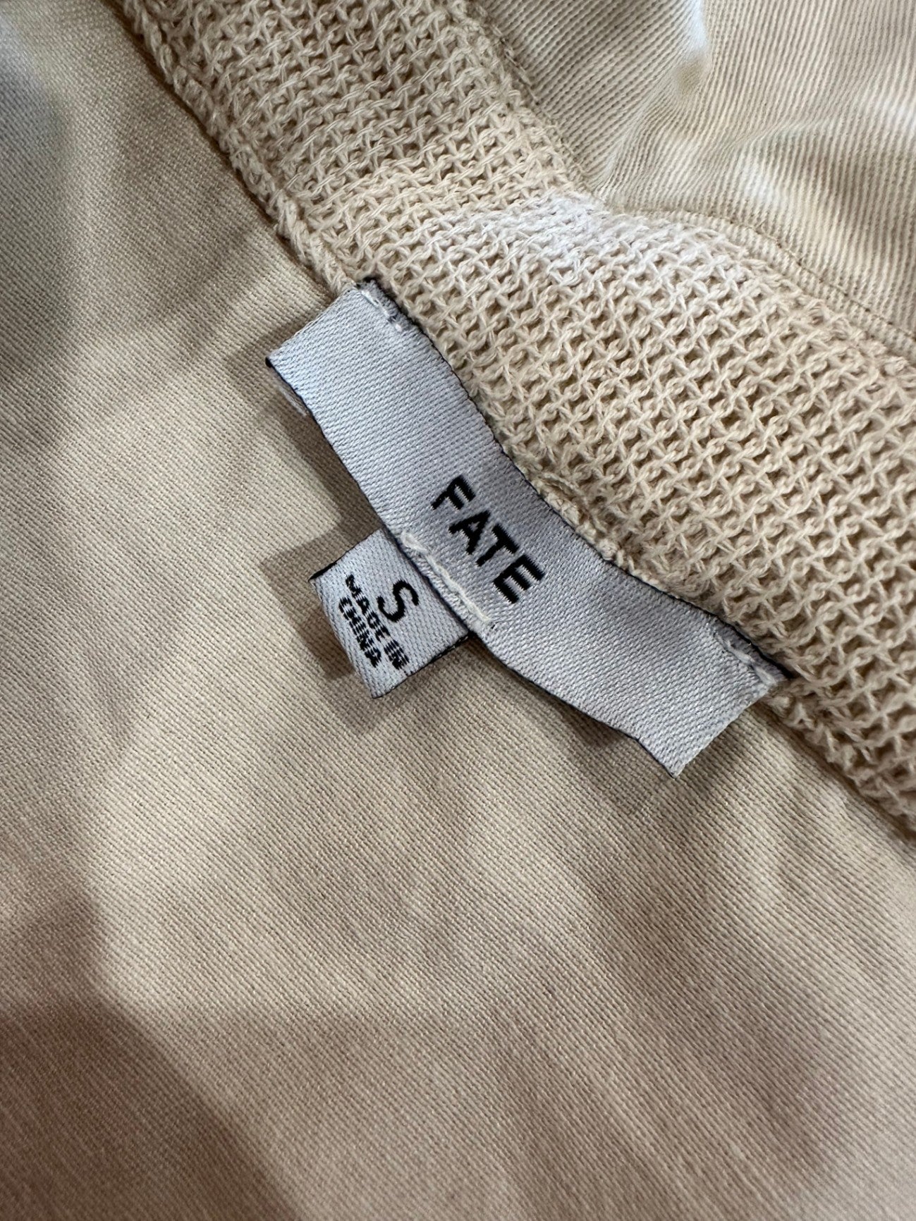 Fate - Jacket - Size Small - Beige