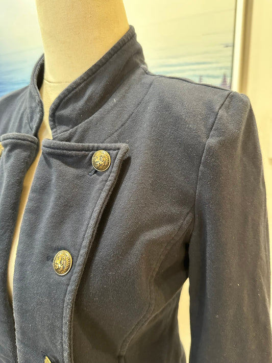 Tommy Hilfiger - Military Style Jacket - Size Small - Dark Blue [Slight Washfade]