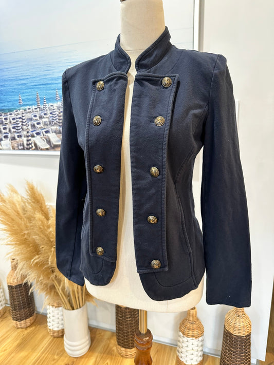 Tommy Hilfiger - Military Style Jacket - Size Small - Dark Blue [Slight Washfade]