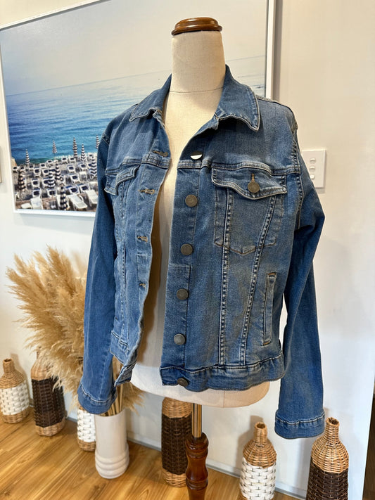 Decjuba - Denim Jacket - Size 12 - Blue