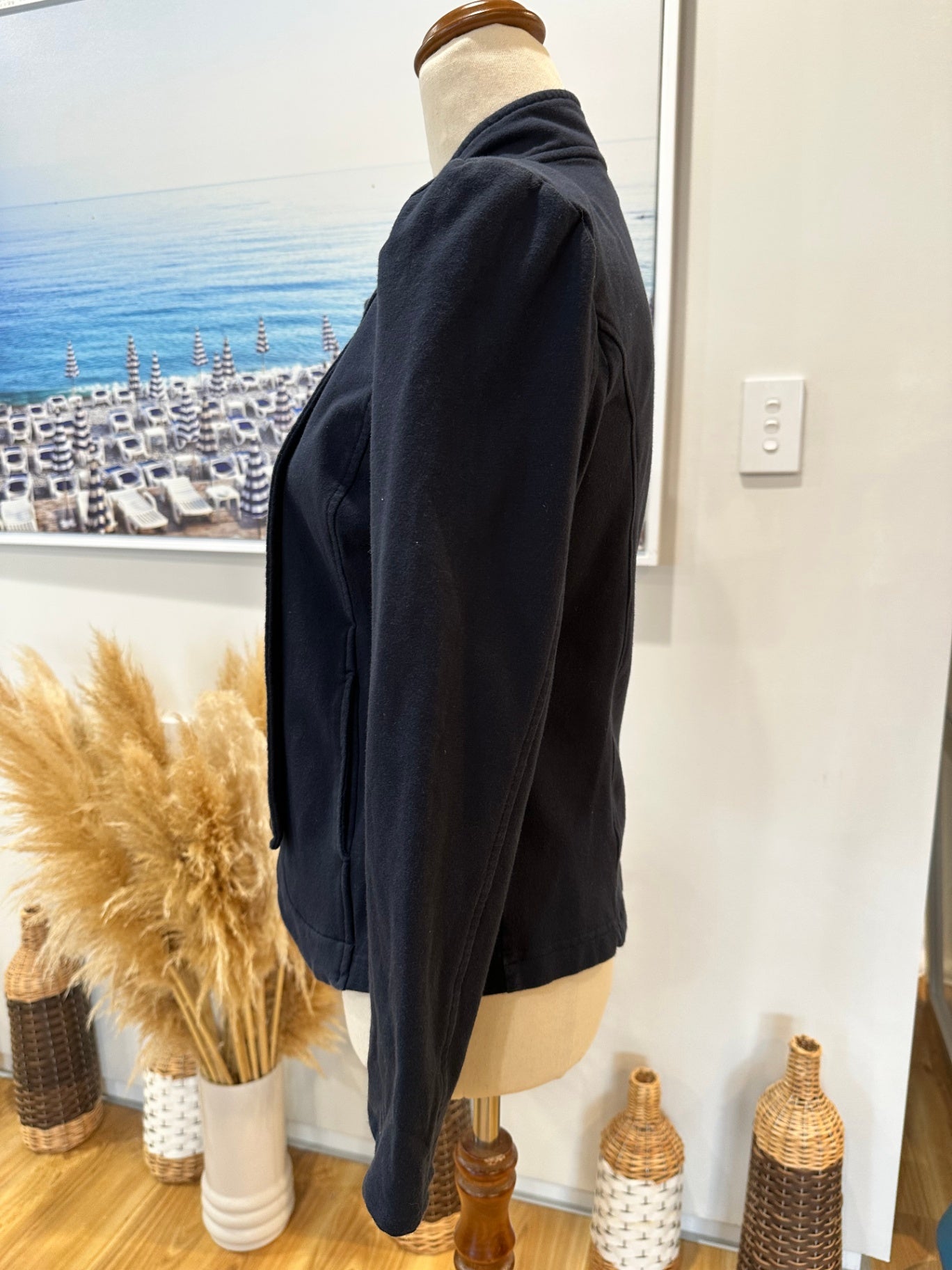 Tommy Hilfiger - Military Style Jacket - Size Small - Dark Blue [Slight Washfade]