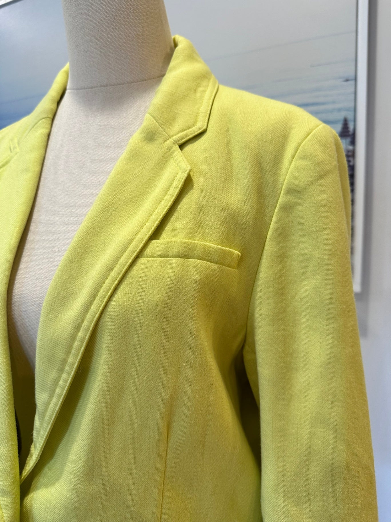 Spring Blazer - Capture - Size 12 - Yellow [Some Pilling] 
