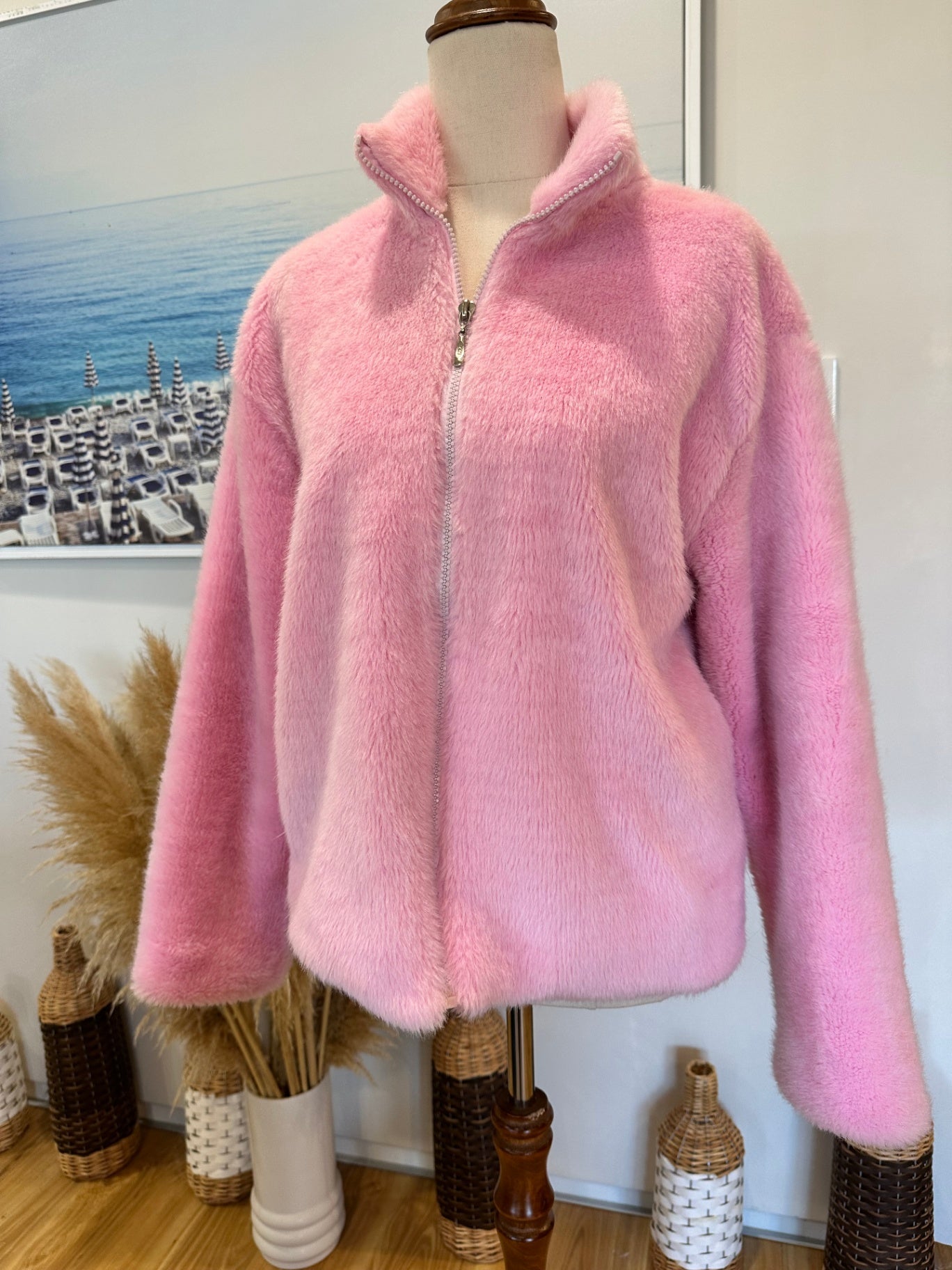 [SALE] Jumper - Pale Pink - Textured similar to Faux Fur