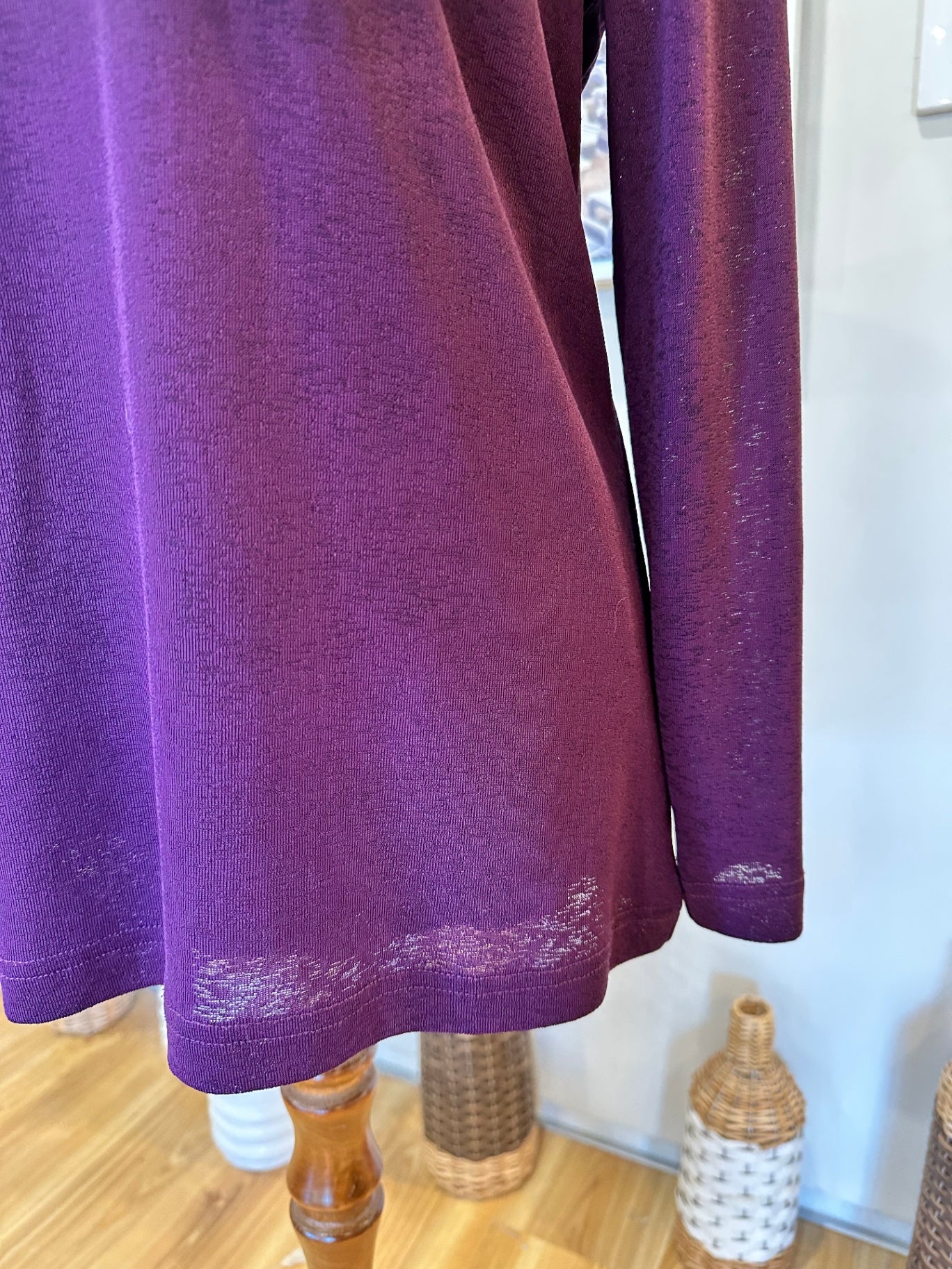 [SALE] Y2K Era - Classique - Cowl Neck Top - Size Medium - Deep Purple