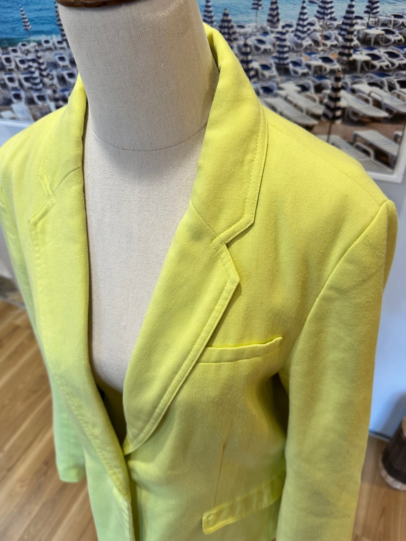 Spring Blazer - Capture - Size 12 - Yellow [Some Pilling] 