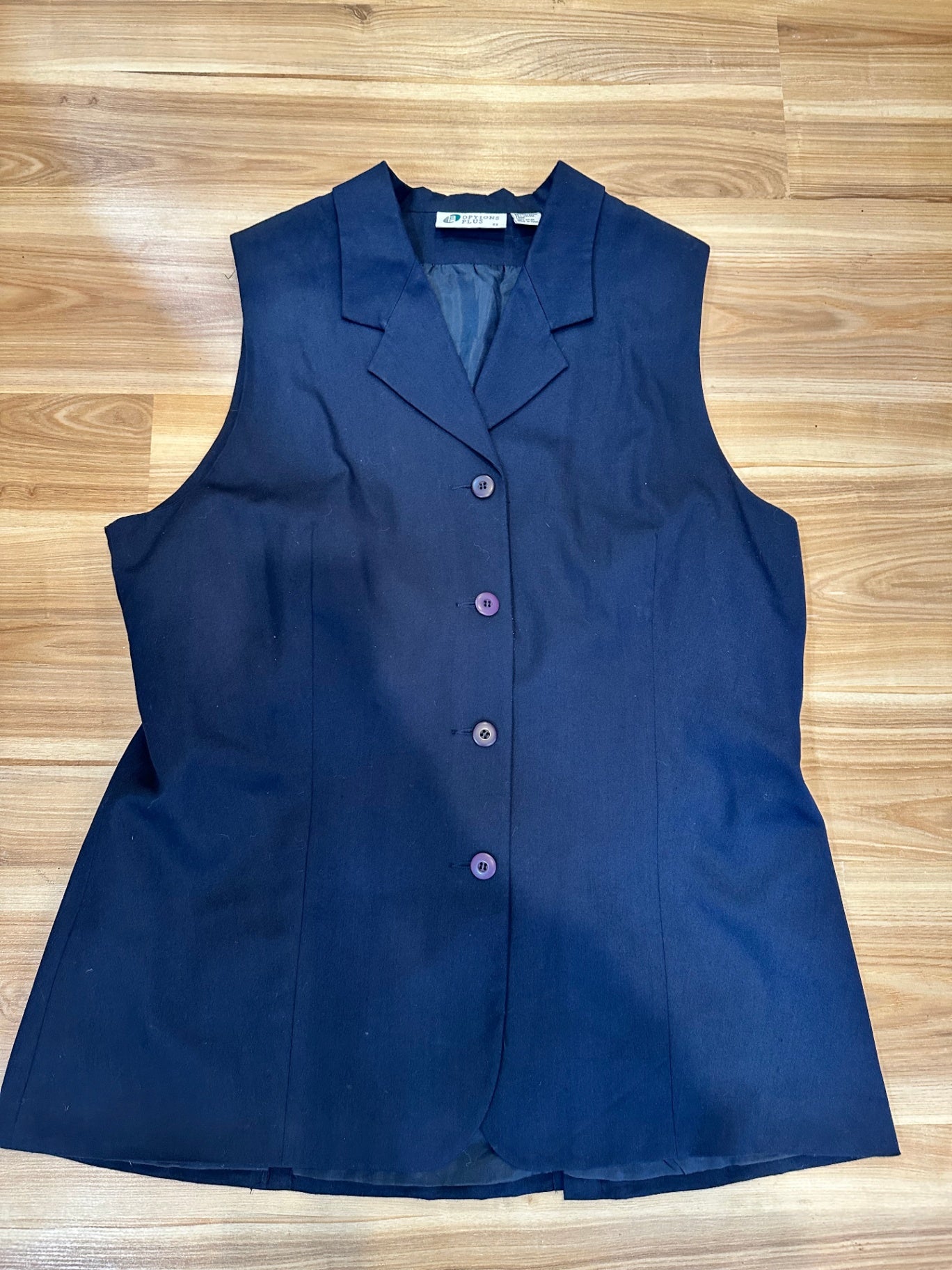 Navy Vest - Options - Size 22