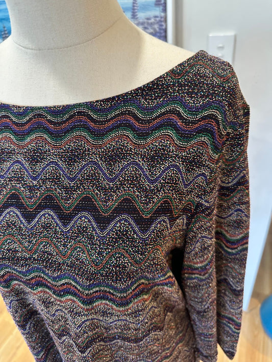 Chico Loco - Stretchy Top - Extra Large - Multicoloured w Sparkles
