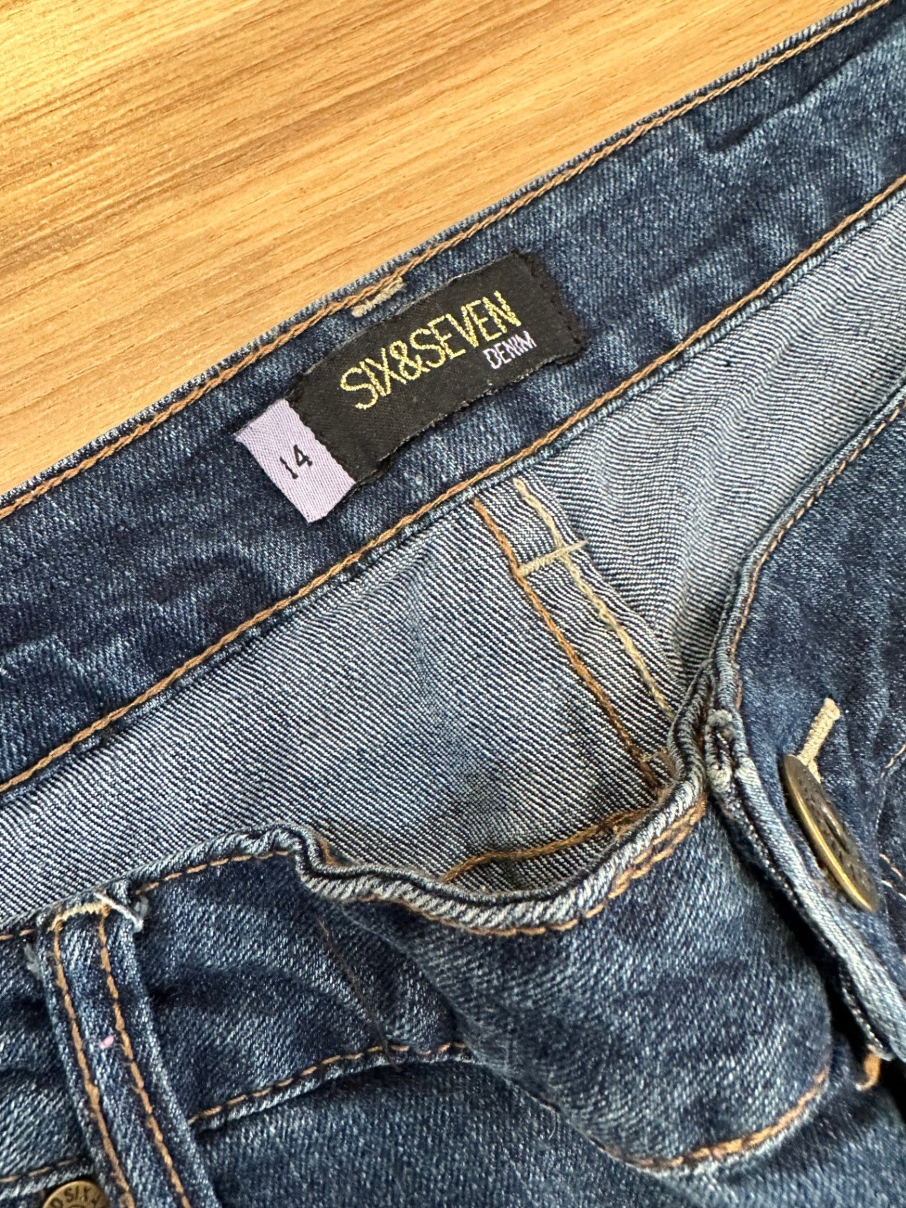 Six & Seven - Jeans - Size 14 - Blue