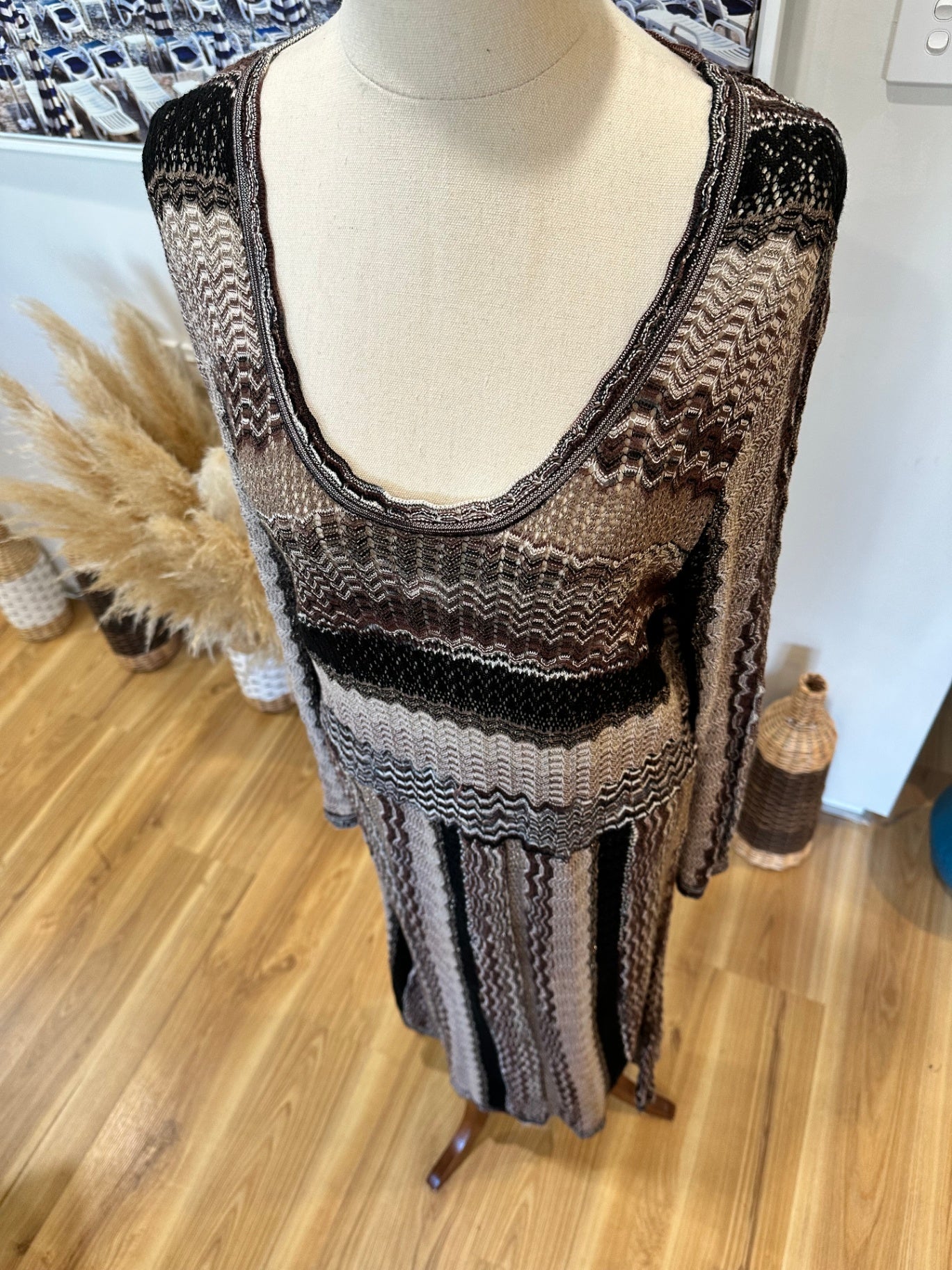 [SALE] Max Dress - Missoni-esque Lace - Size Medium