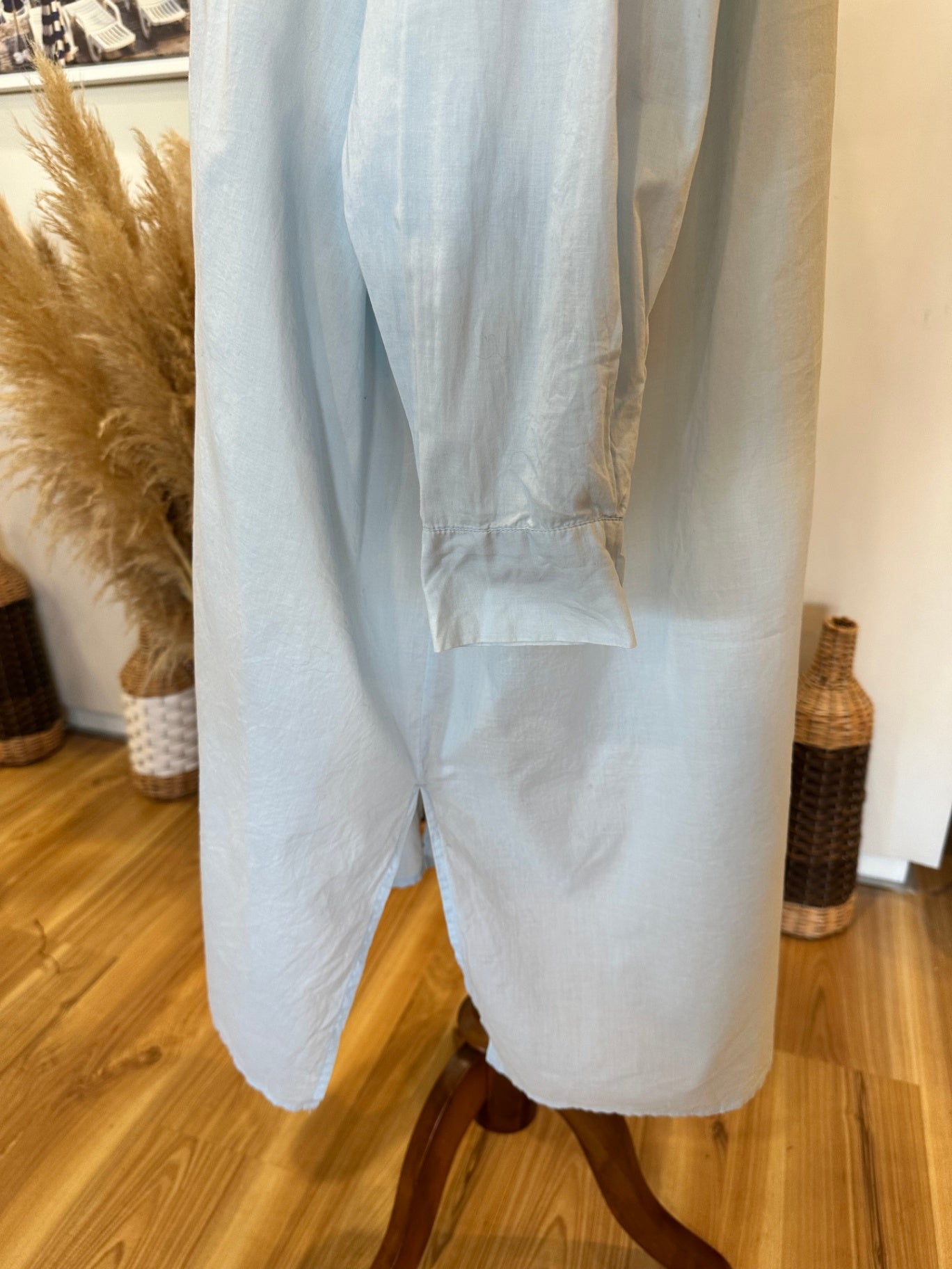 [SALE] My General Store - Shirt / Dress - Large - Light Blue - 100% Cotton
