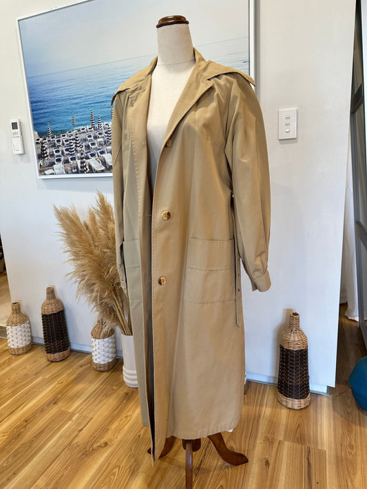 Vintage Trench Coat - Medium - Beige