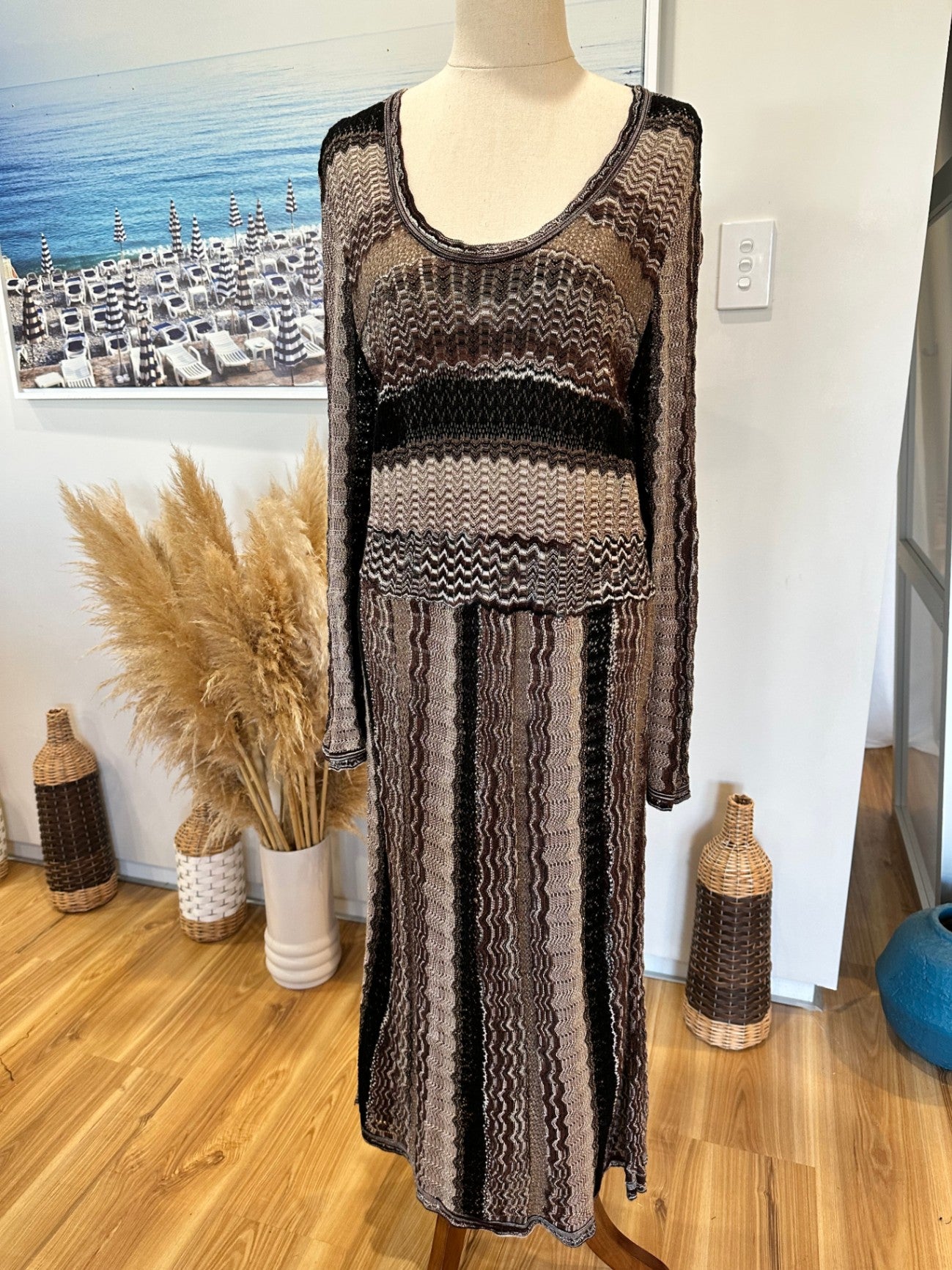 [SALE] Max Dress - Missoni-esque Lace - Size Medium