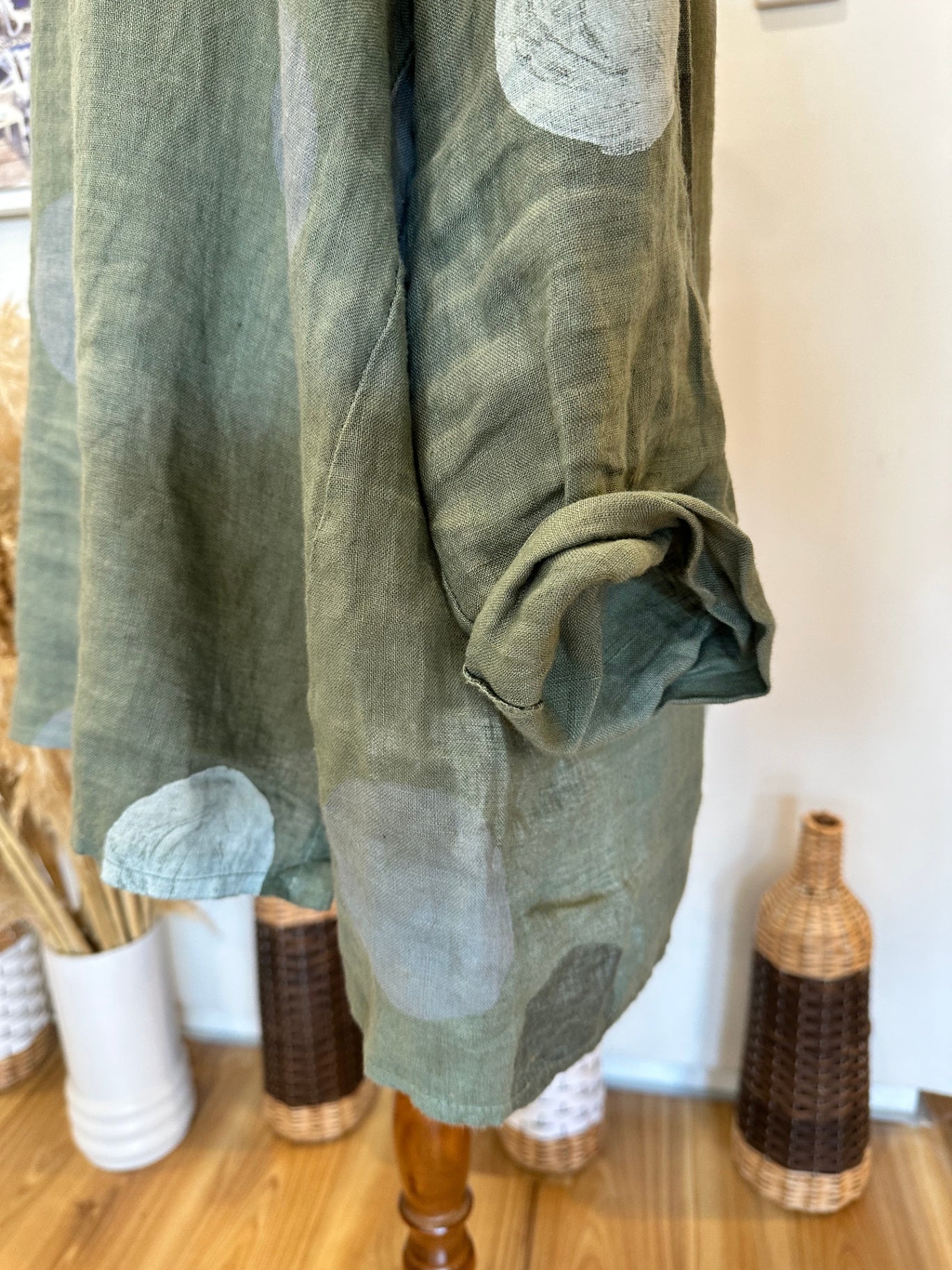 Wednesday Lulu - Linen Blouse - Large / Extra Large 