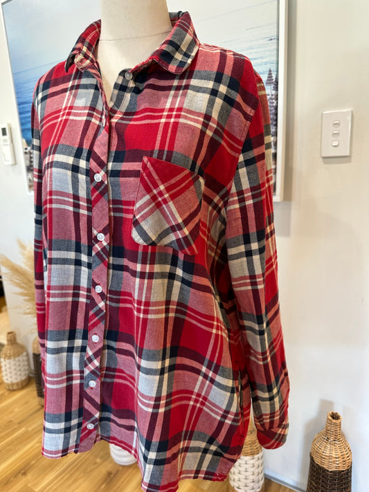 Barbour - Flannel Shirt - Size 16 