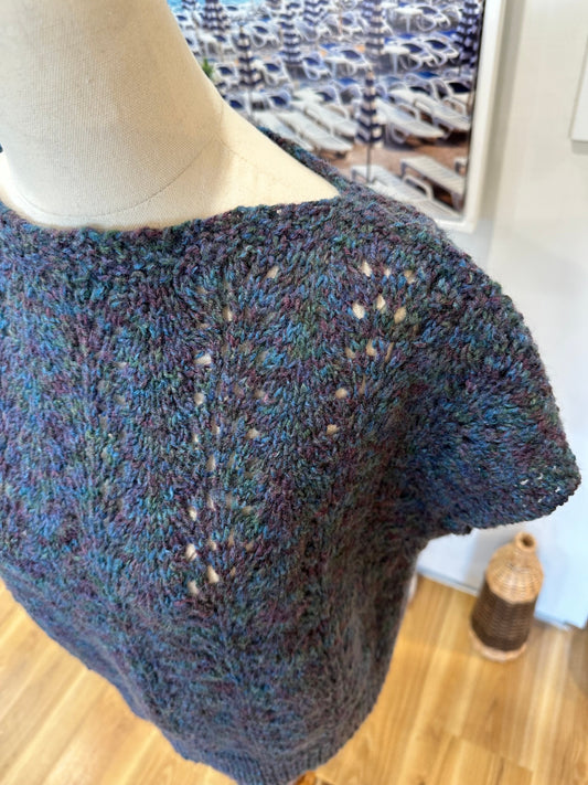 Vest - Likely Wool - Ocean tones - Medium