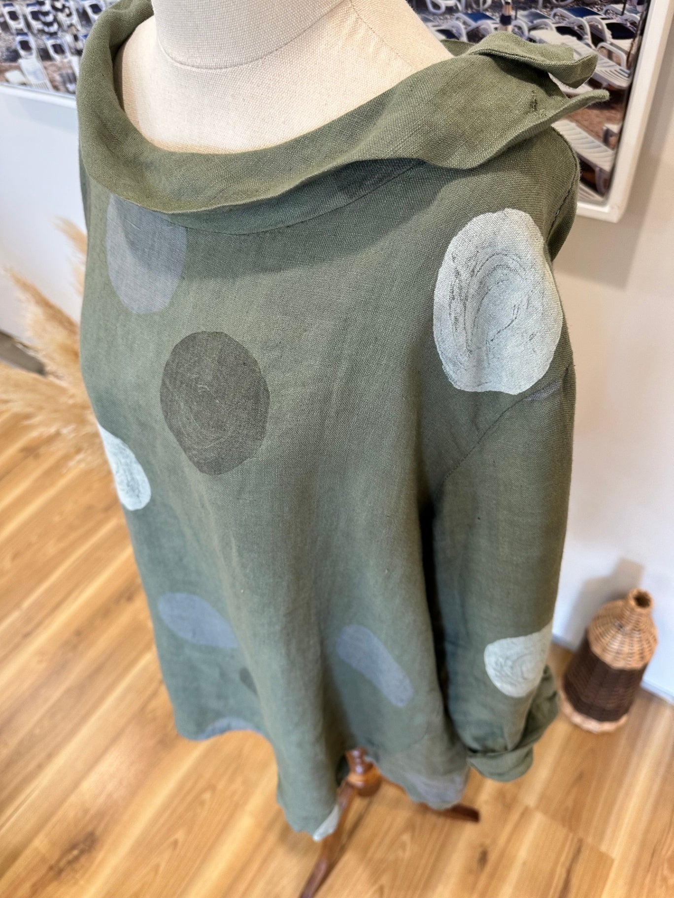 Wednesday Lulu - Linen Blouse - Large / Extra Large 