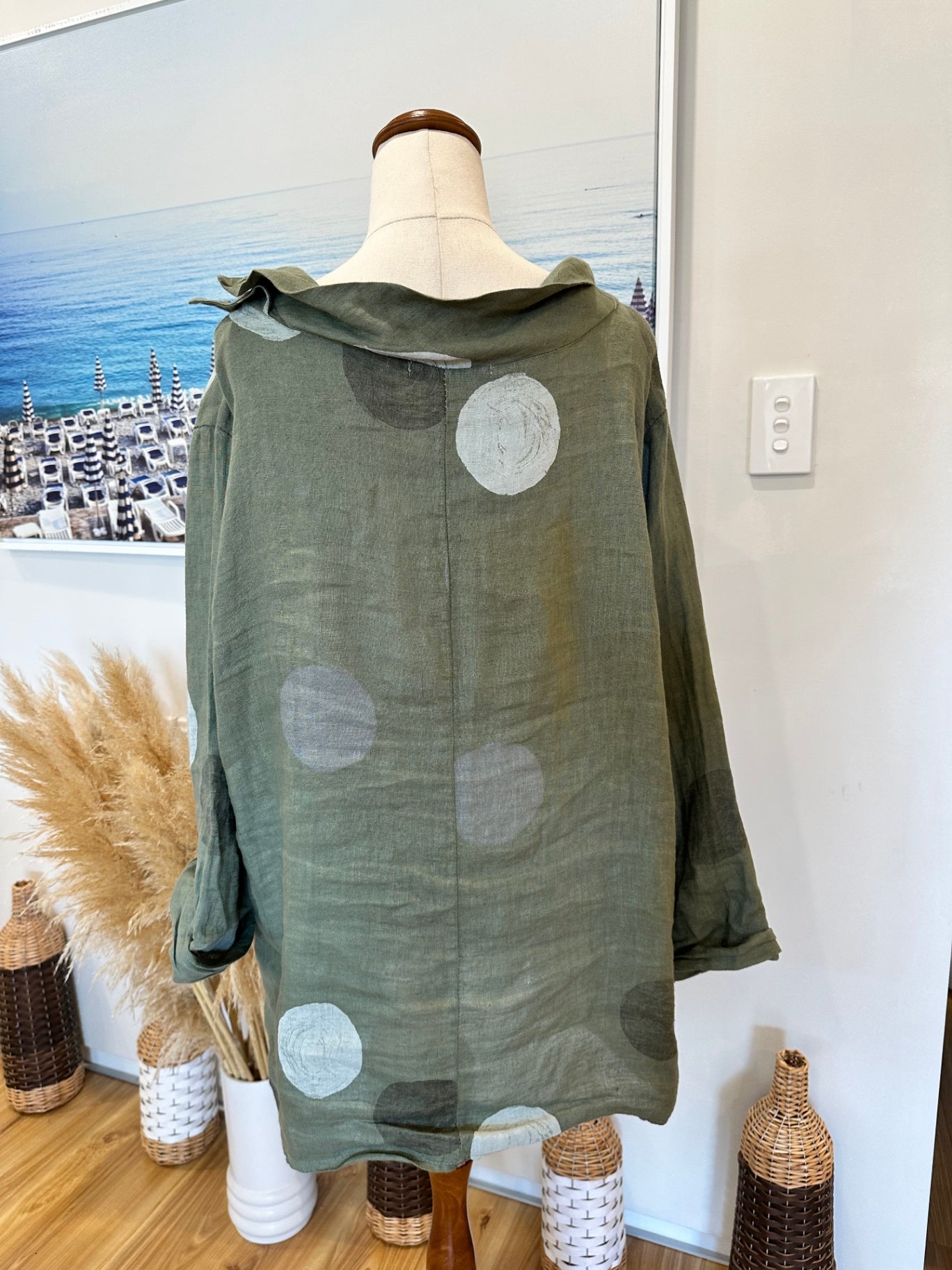 Wednesday Lulu - Linen Blouse - Large / Extra Large 