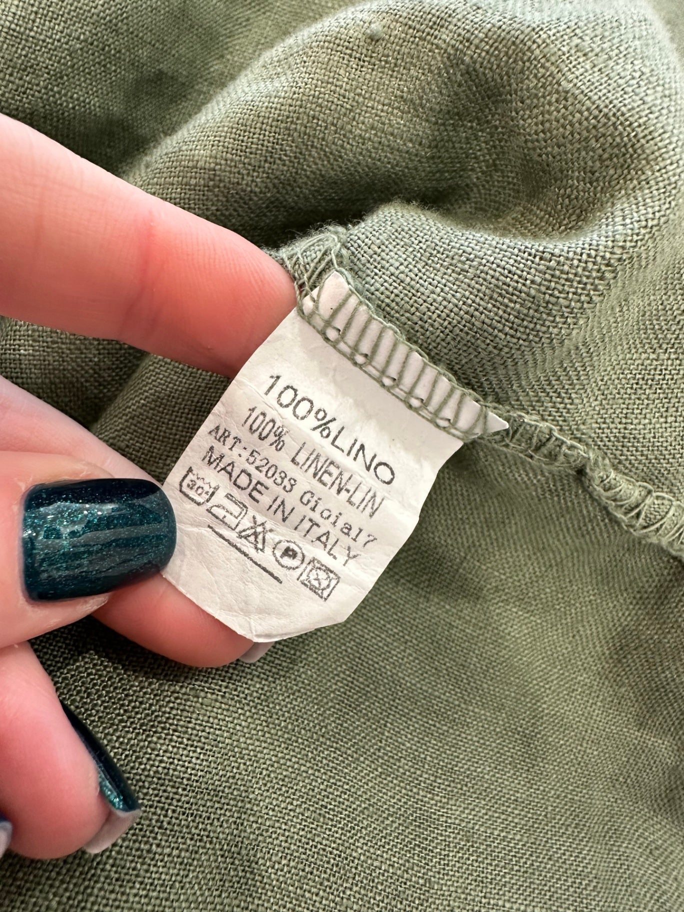 Wednesday Lulu - Linen Blouse - Large / Extra Large 