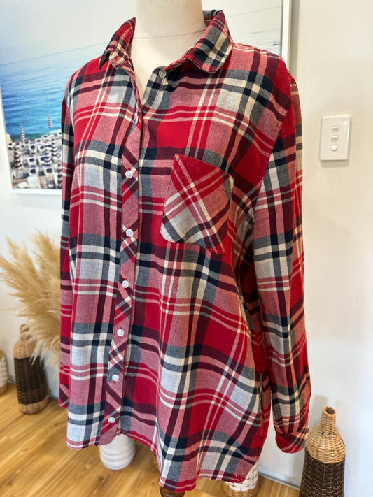 Barbour - Flannel Shirt - Size 16 
