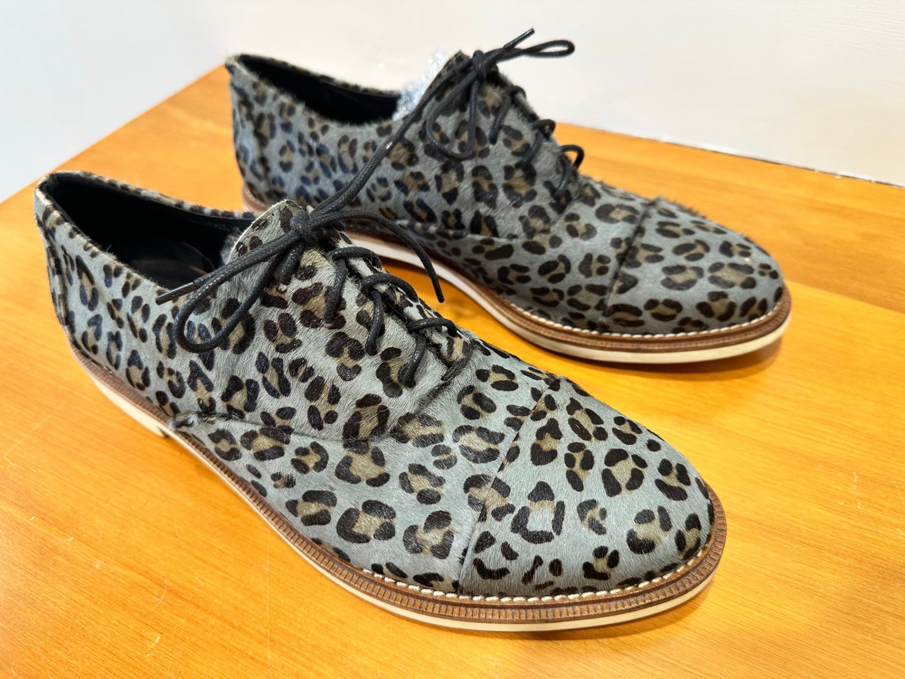 [SALE] Minx Shoes - EU 44 - Pony Hair Leopard Print